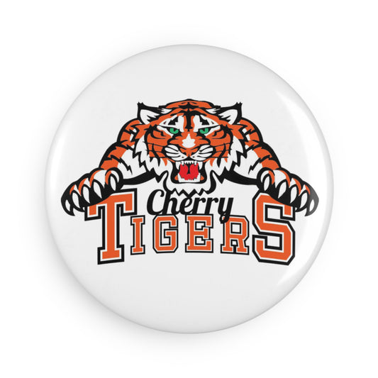 Cherry Tigers Round Magnet – Show Your School Spirit!