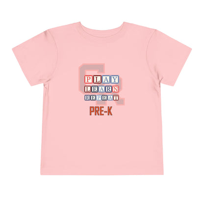 Grand Rapids Thunderhawks – Play. Learn. Repeat. Pre-K Toddler Tee