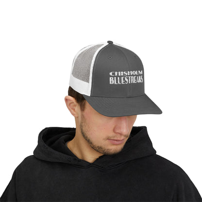 Chisholm Bluestreaks Snapback Trucker Hat – Mesh, Mean, and Made for Game Day