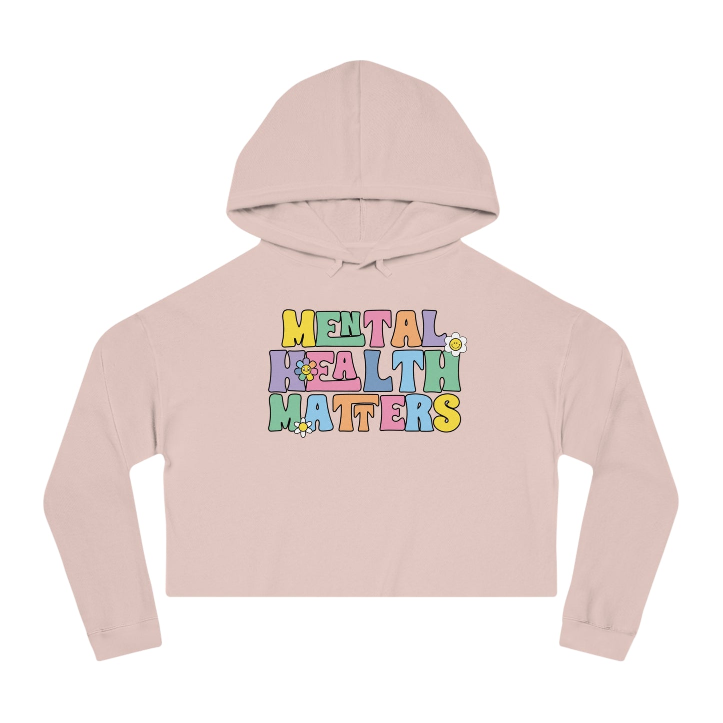 Mental Health Matters Cropped Hoodie