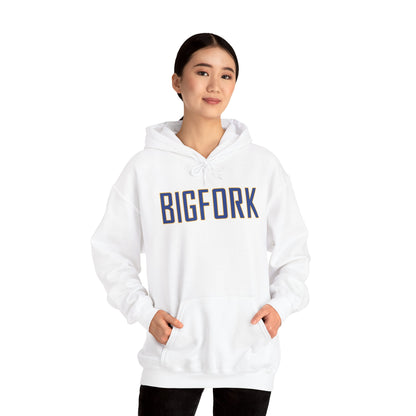 Bigfork Huskies Back-Logo Hoodie — Front Wordmark, Classic Comfort