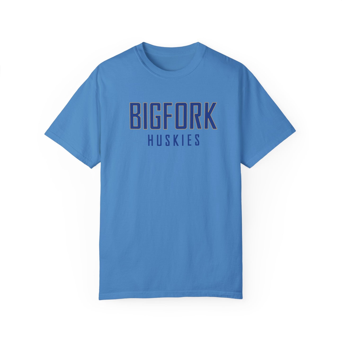 Bigfork Huskies Wordmark Unisex Garment-Dyed T-shirt