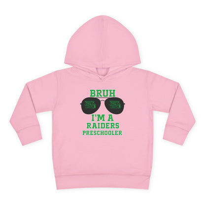 BRUH I’m A Raiders Preschooler Toddler Hoodie