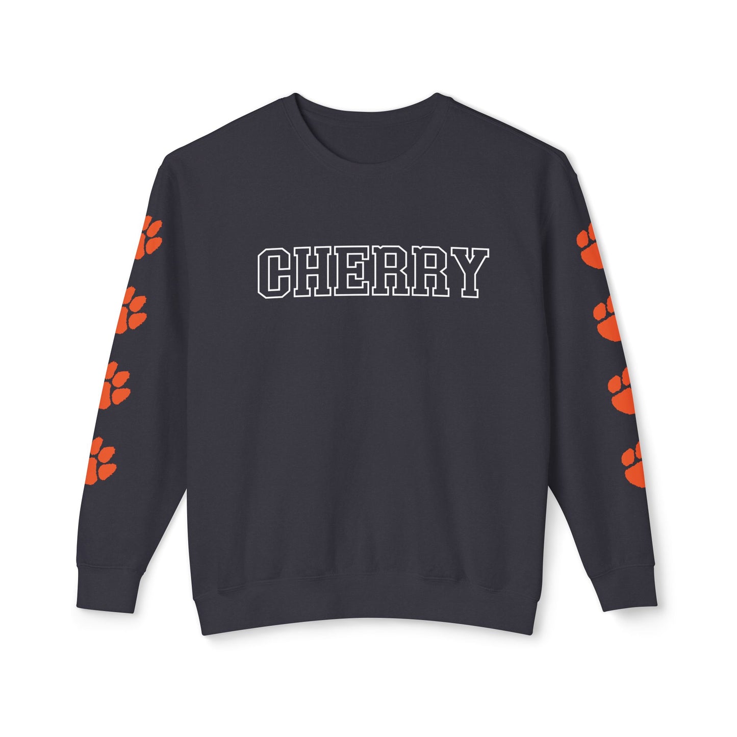 Cherry High School Outline Crewneck Sweatshirt – Show Your Tiger Pride!