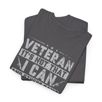 Veteran "I Can and Did" Tee – For Those Who Stepped Up