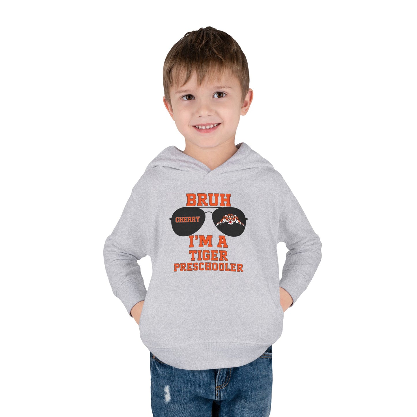 BRUH I’m a Tiger Preschooler – Toddler Hoodie