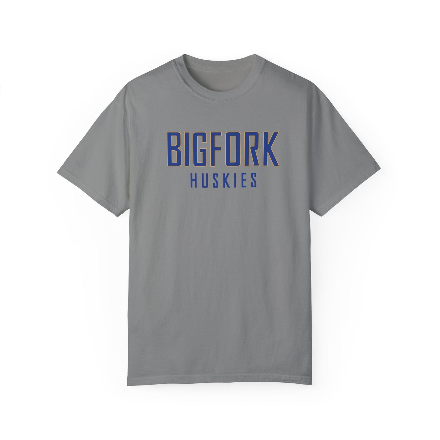 Bigfork Huskies Wordmark Unisex Garment-Dyed T-shirt