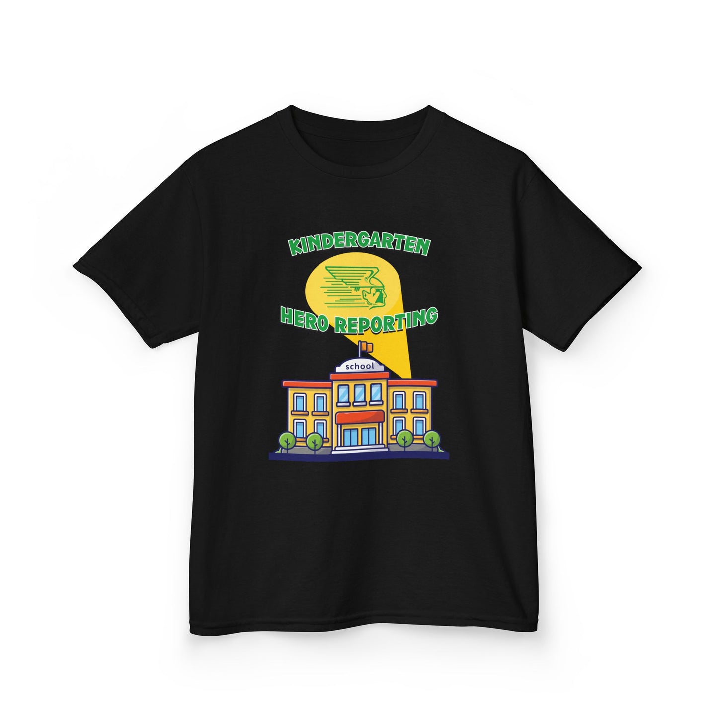 Kindergarten: Hero Reporting for Duty – Greenway Raiders Kids Tee