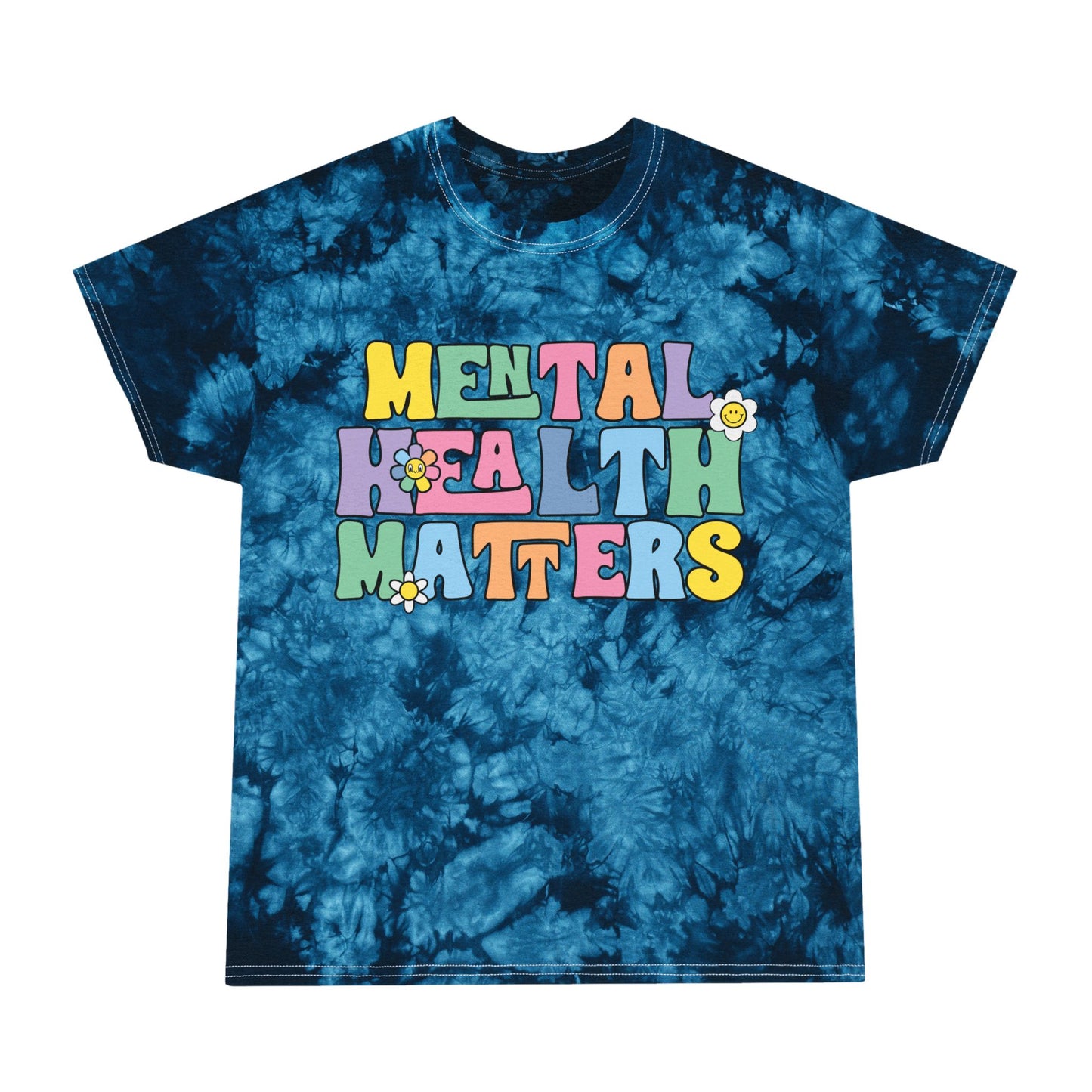 Groovy Support: Mental Health Matters Tie-Dye T-Shirt