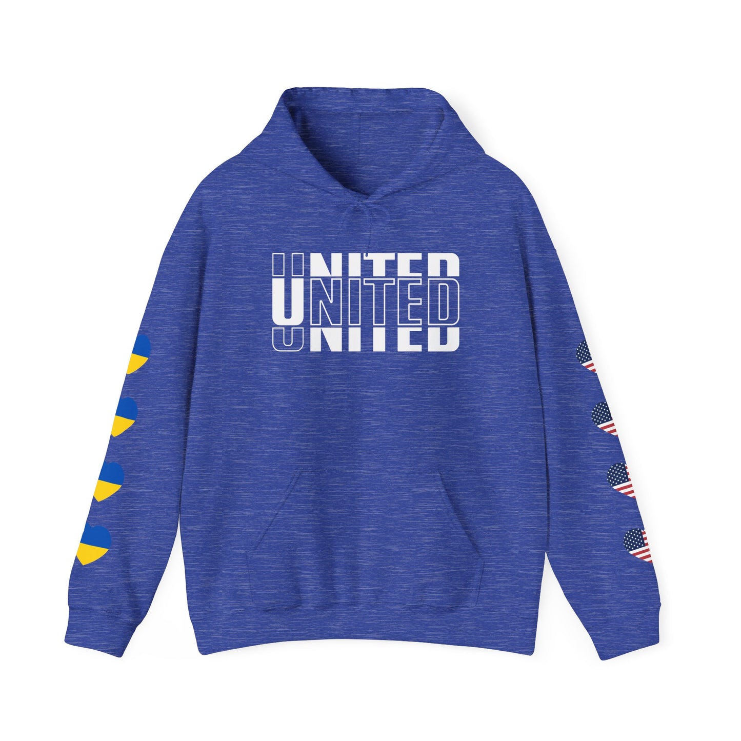 LOVE United - USA Ukraine Hoodie