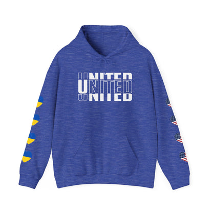 LOVE United - USA Ukraine Hoodie