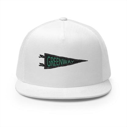 Greenway Retro Pennant Trucker Hat – Vintage Vibes, Raider Style