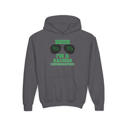 BRUH I’m A Raiders Kindergartner Youth Hoodie