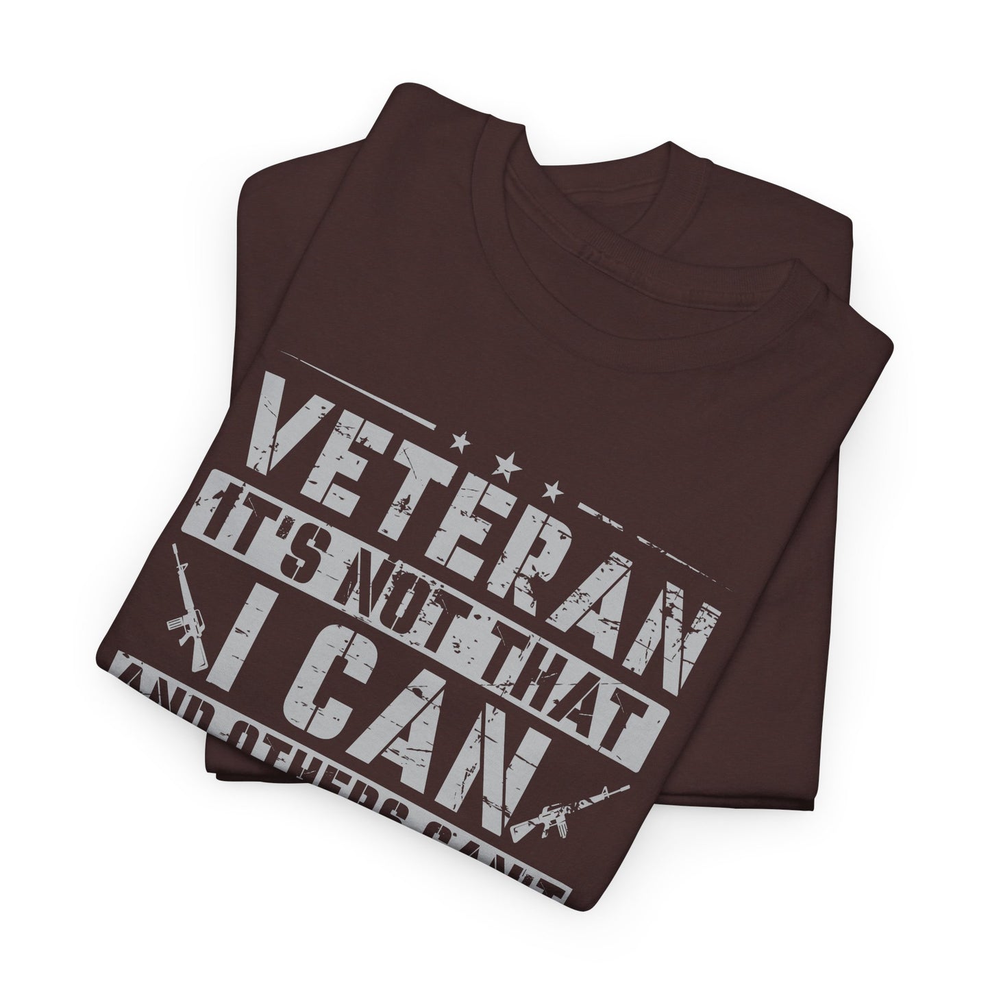 Veteran "I Can and Did" Tee – For Those Who Stepped Up