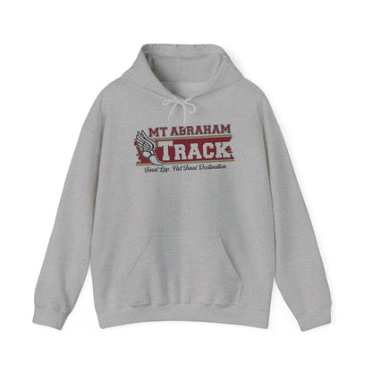 Mt. Abraham Track Hoodie — “Final Lap, Final Destination: The Finish Line” Edition