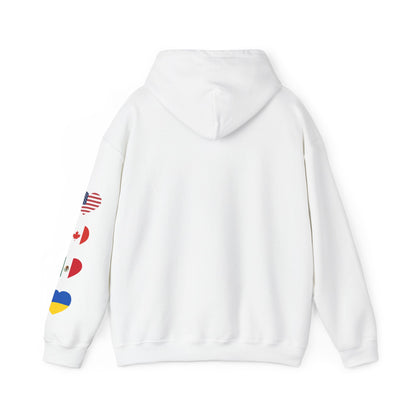 LOVE United Heavy Blend Hoodie – Minimalist Edition 🌍❤️