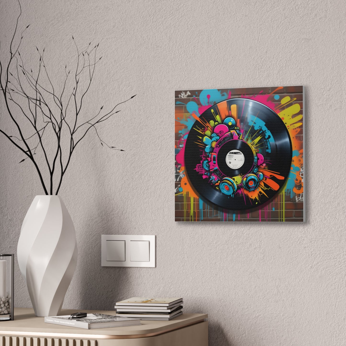 Spin City: Vinyl Graffiti Vibes