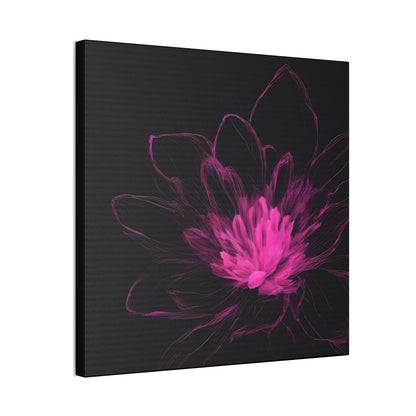 Lotus Static – Square Canvas Bloom