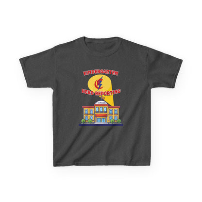 Kindergarten: Hero Reporting for Duty – Chisholm Bluestreaks Kids Tee