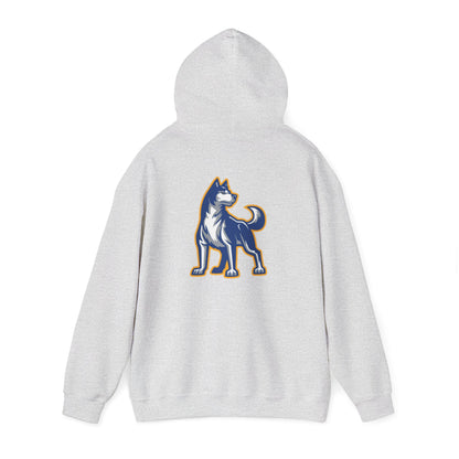 Bigfork Huskies Back-Logo Hoodie — Front Wordmark, Classic Comfort