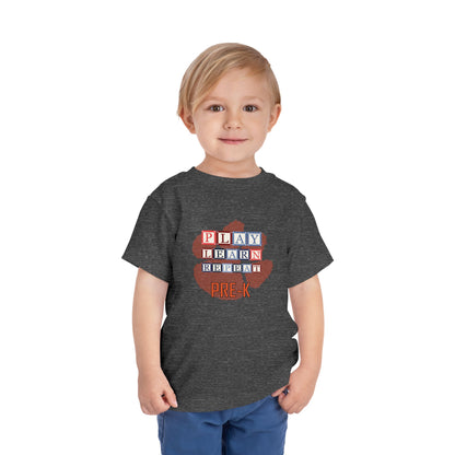 Toddler Tee - Alphabet Blocks Tiger Paw Pre-K Pride Shirt for Mini Graduates