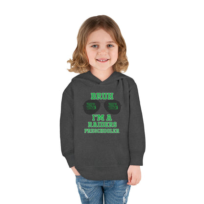 BRUH I’m A Raiders Preschooler Toddler Hoodie