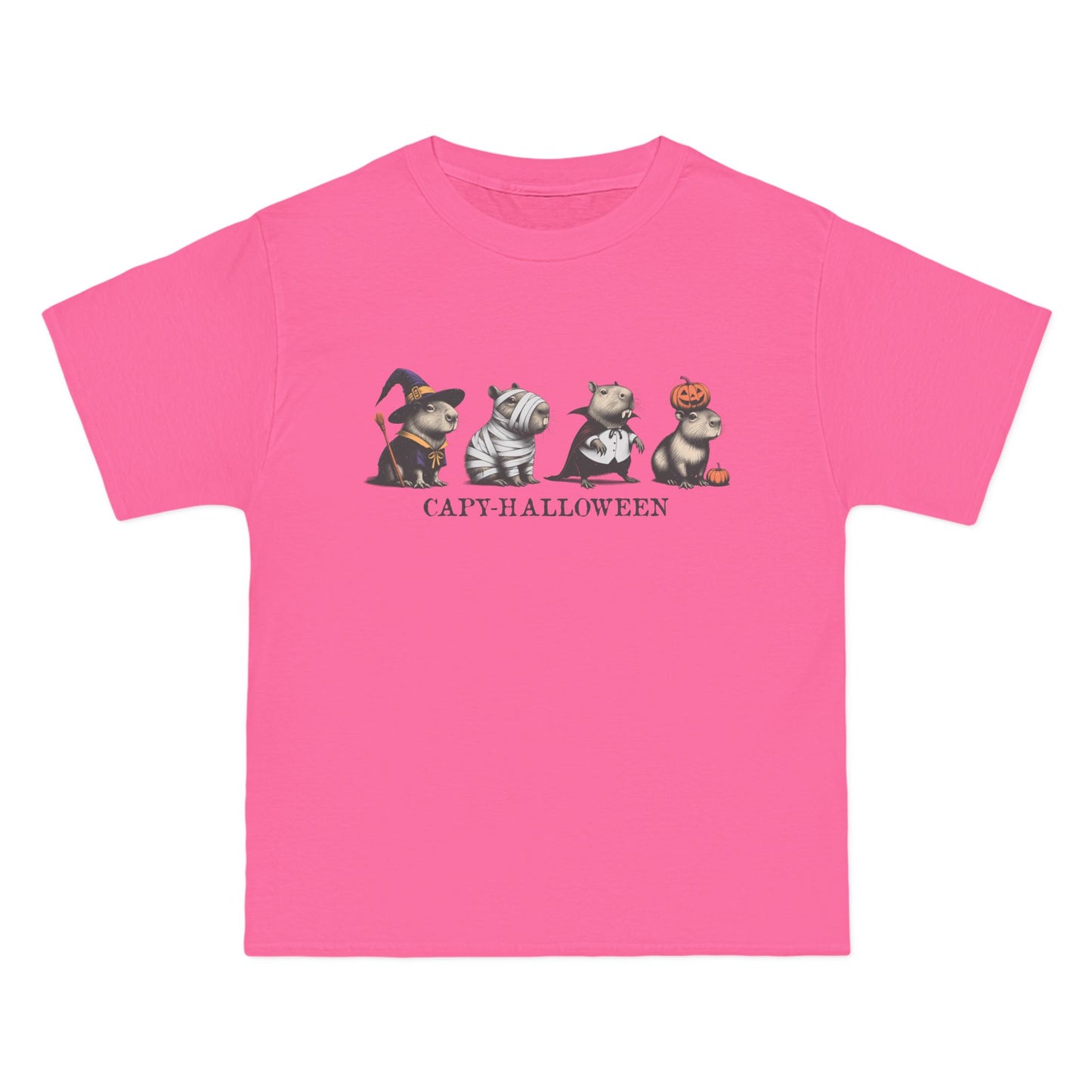 Capy Halloween Season T-Shirt – Spooky Fun with Capybara Style