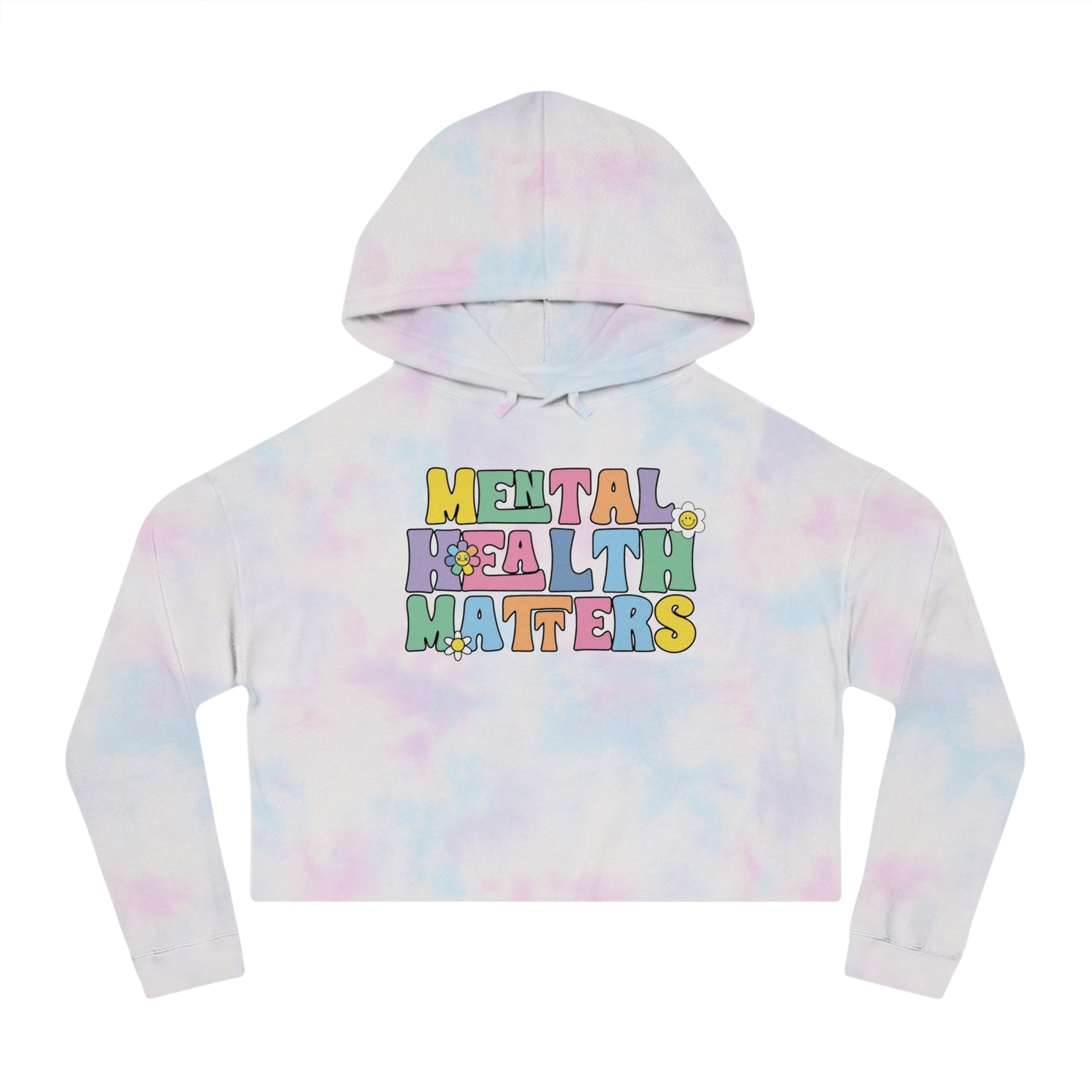 Mental Health Matters Cropped Hoodie