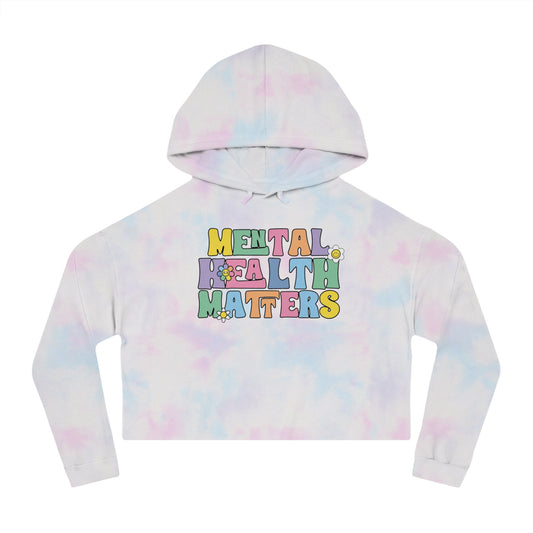 Mental Health Matters Cropped Hoodie