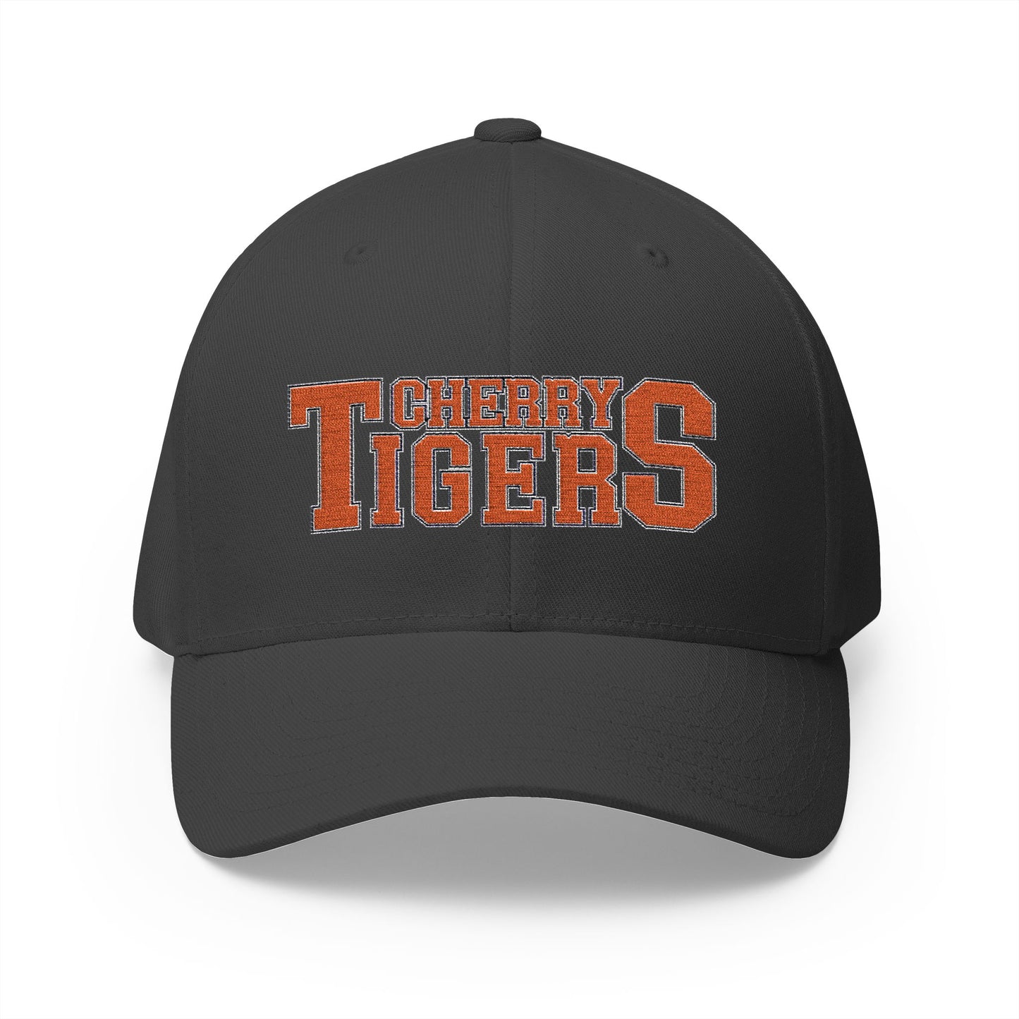Cherry Tigers Flex-Fit Structured Cap – Stealth Mode: Activated 🧢🐅