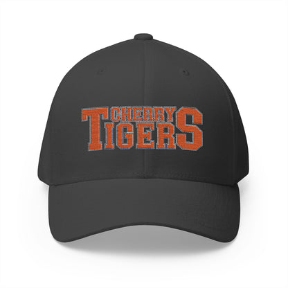Cherry Tigers Flex-Fit Structured Cap – Stealth Mode: Activated 🧢🐅
