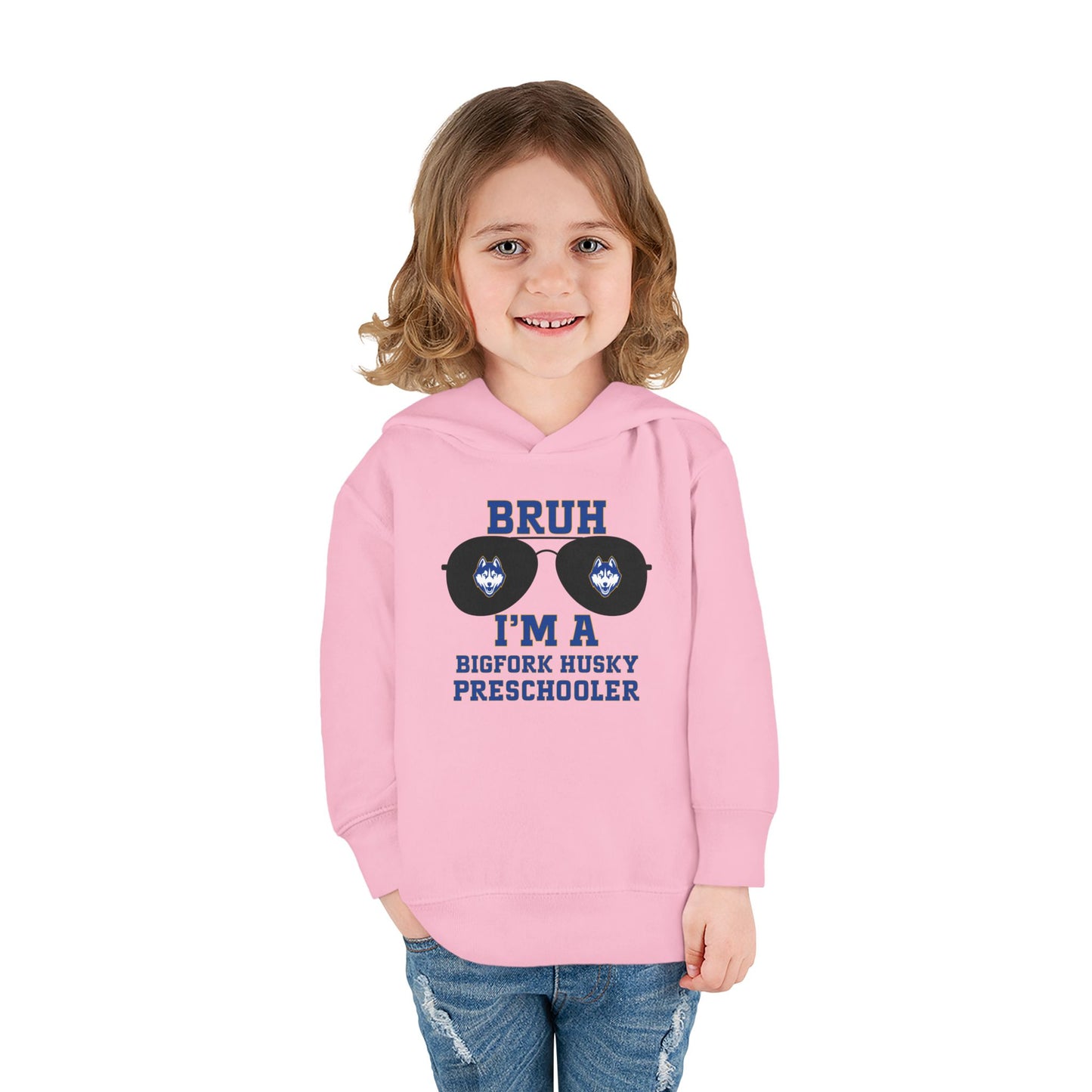 BRUH I’m a Bigfork Husky Preschooler – Toddler Hoodie of Legends