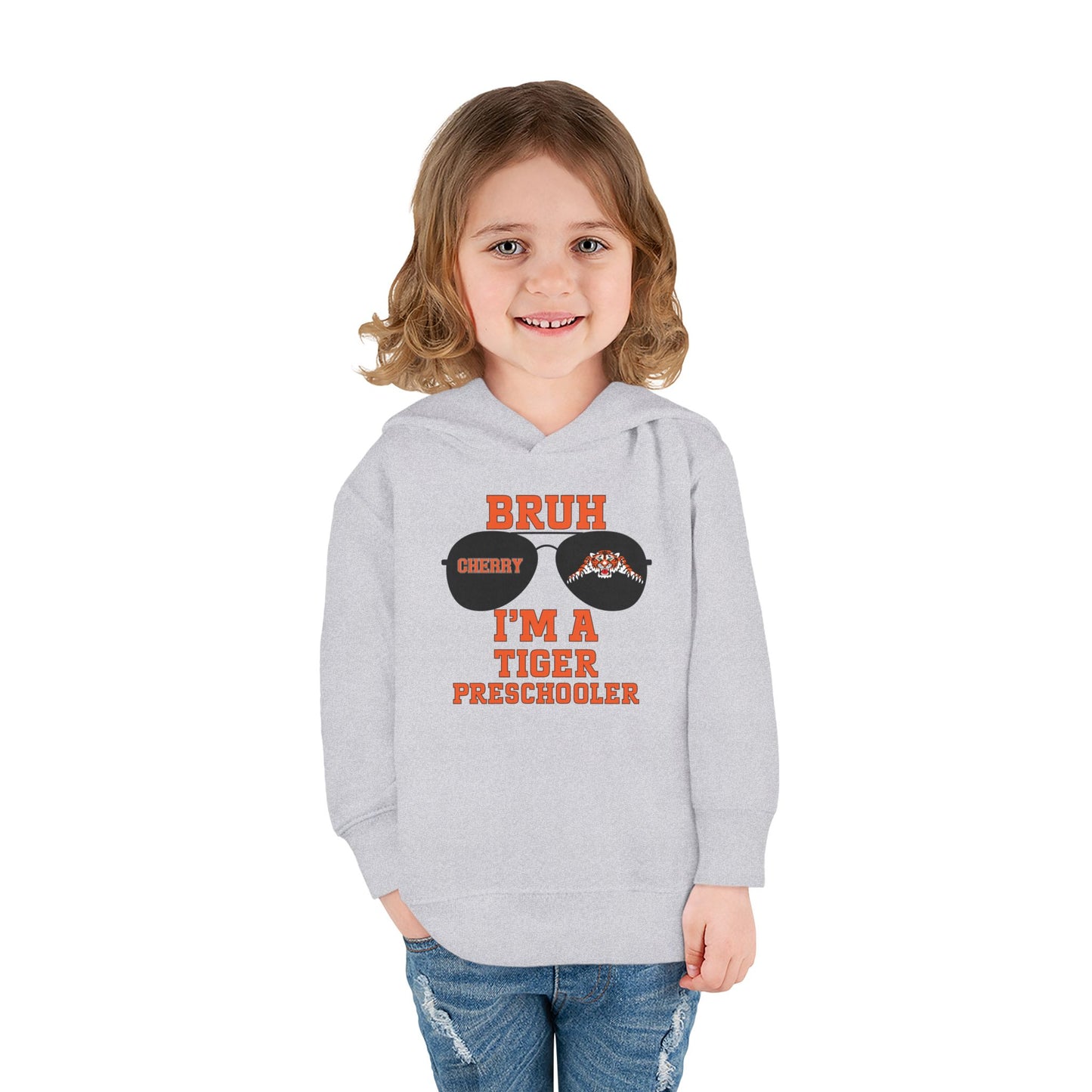 BRUH I’m a Tiger Preschooler – Toddler Hoodie