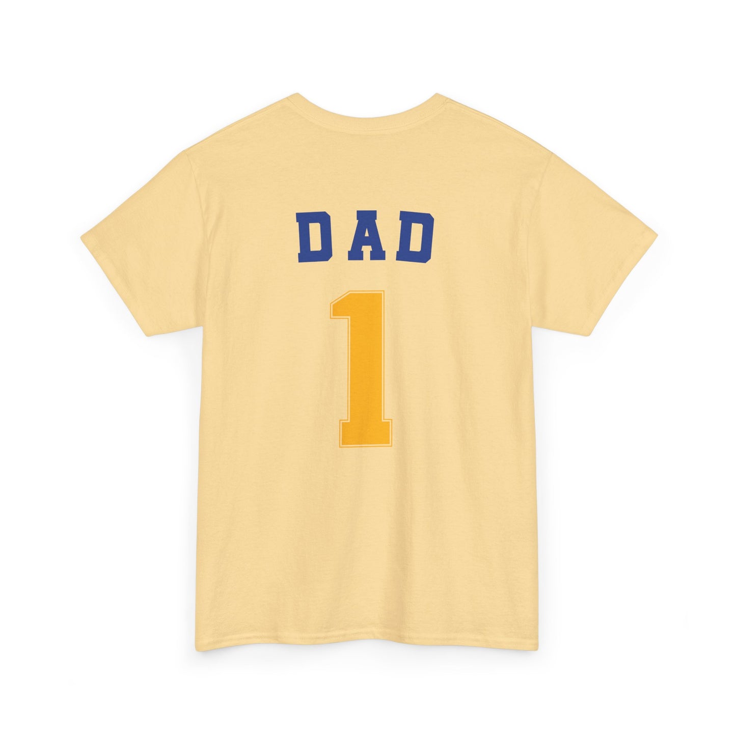 Bigfork Huskies Heavy Cotton Tee — Custom Back (“DAD #1” or Your Text)