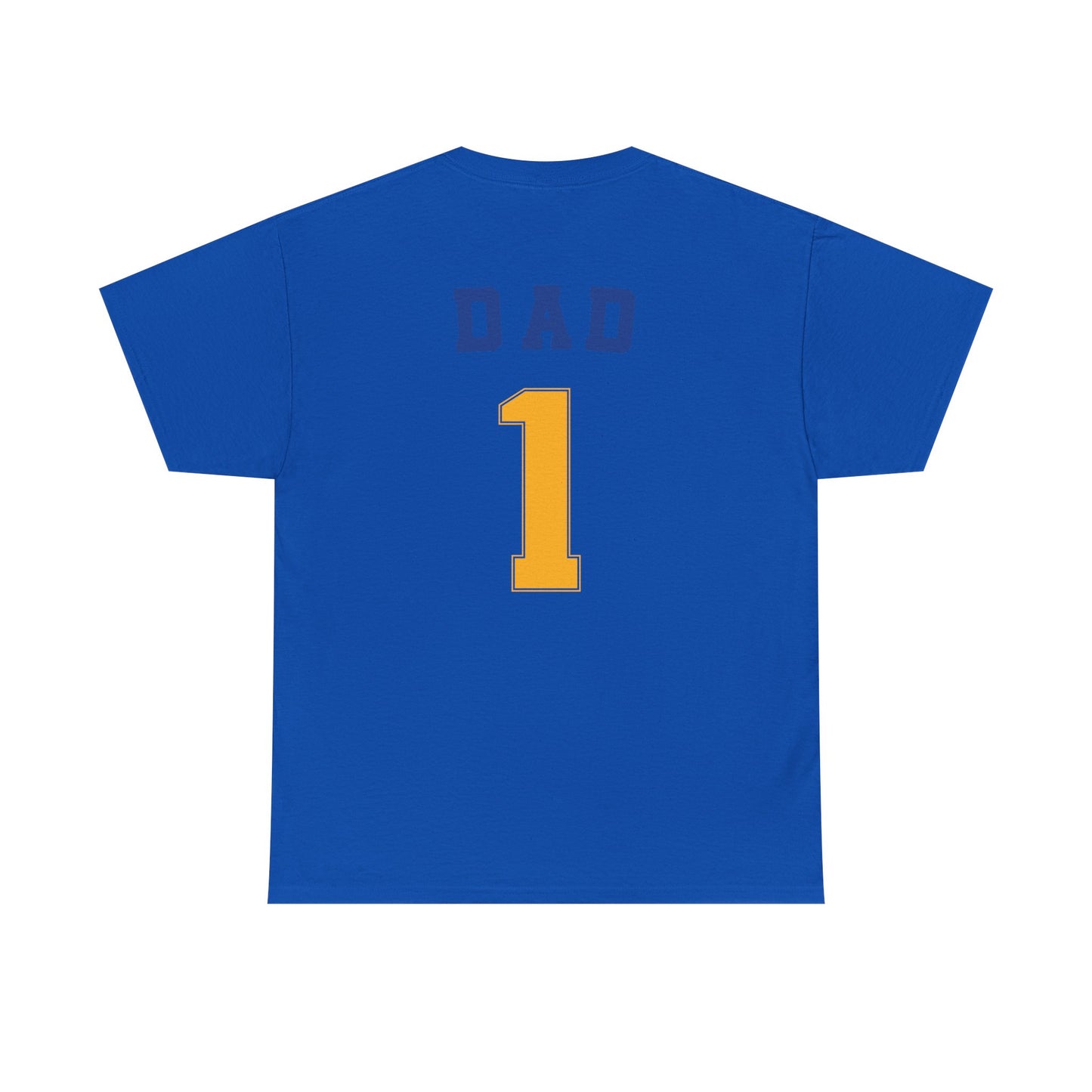 Bigfork Huskies Heavy Cotton Tee — Custom Back (“DAD #1” or Your Text)