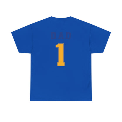 Bigfork Huskies Heavy Cotton Tee — Custom Back (“DAD #1” or Your Text)