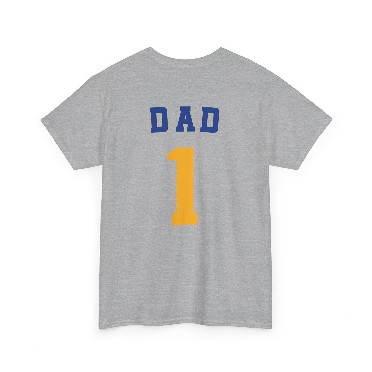 Bigfork Huskies Heavy Cotton Tee — Custom Back (“DAD #1” or Your Text)
