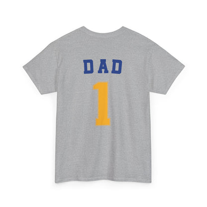 Bigfork Huskies Heavy Cotton Tee — Custom Back (“DAD #1” or Your Text)