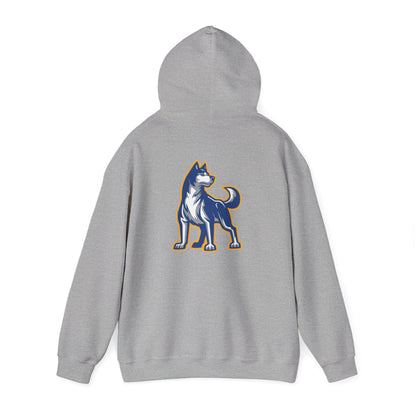 Bigfork Huskies Back-Logo Hoodie — Front Wordmark, Classic Comfort