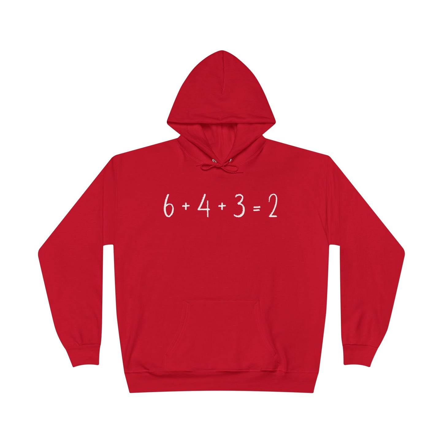 6+4+3=2 Baseball/Softball Hoodie