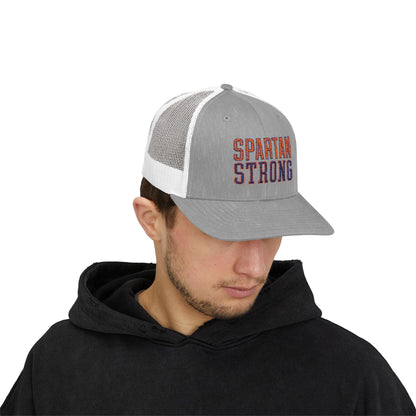 SPARTAN STRONG Trucker Hat – Built for Dirt Roads, Game Days, and Comebacks