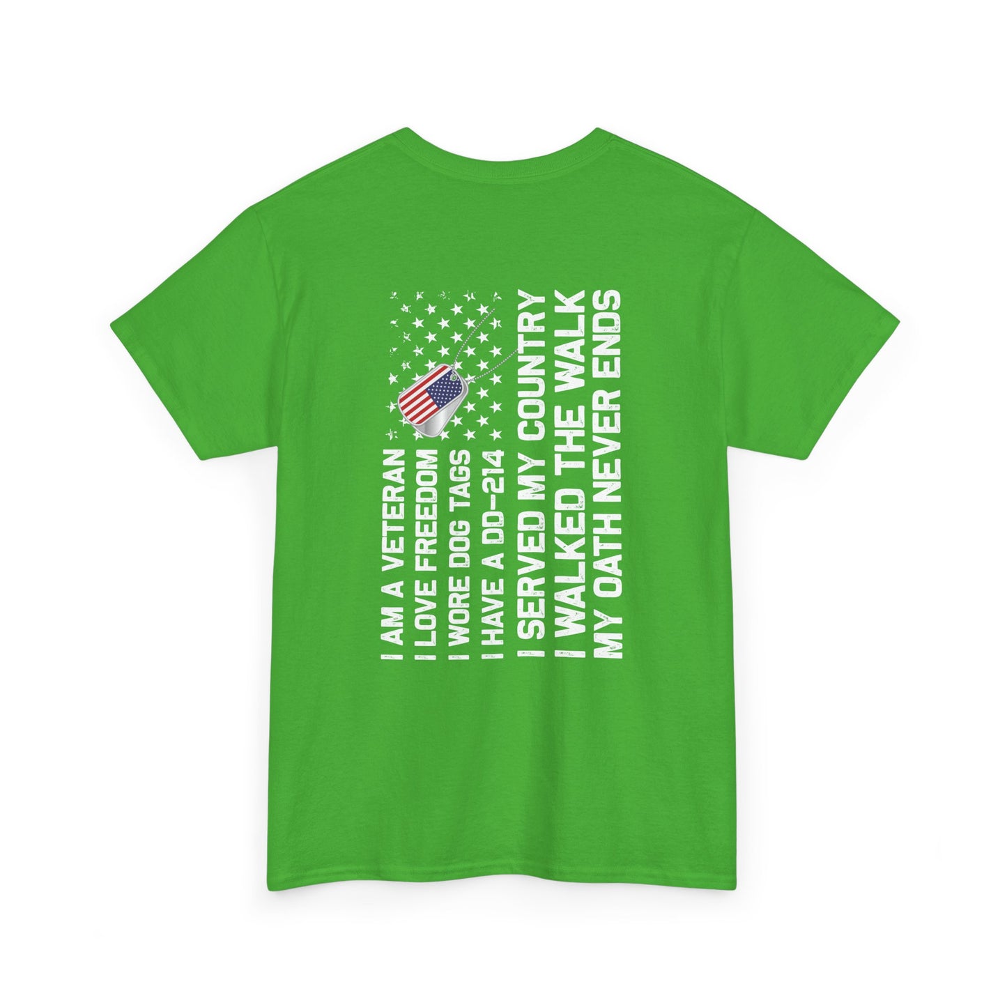 Title: Veteran Oath Tee - A Statement of Honor and Service