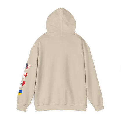 LOVE United Heavy Blend Hoodie – Minimalist Edition 🌍❤️