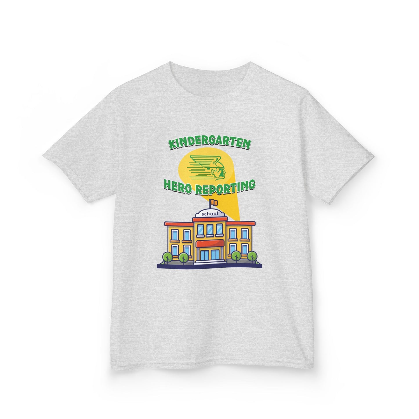 Kindergarten: Hero Reporting for Duty – Greenway Raiders Kids Tee