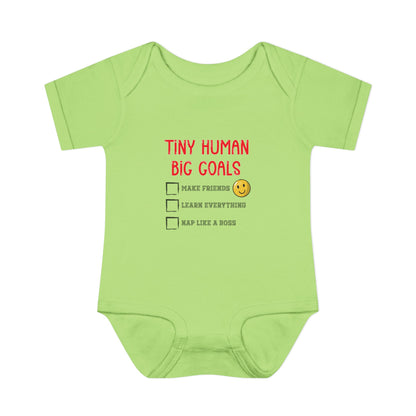 Tiny Human, Big Goals – Infant Bodysuit
