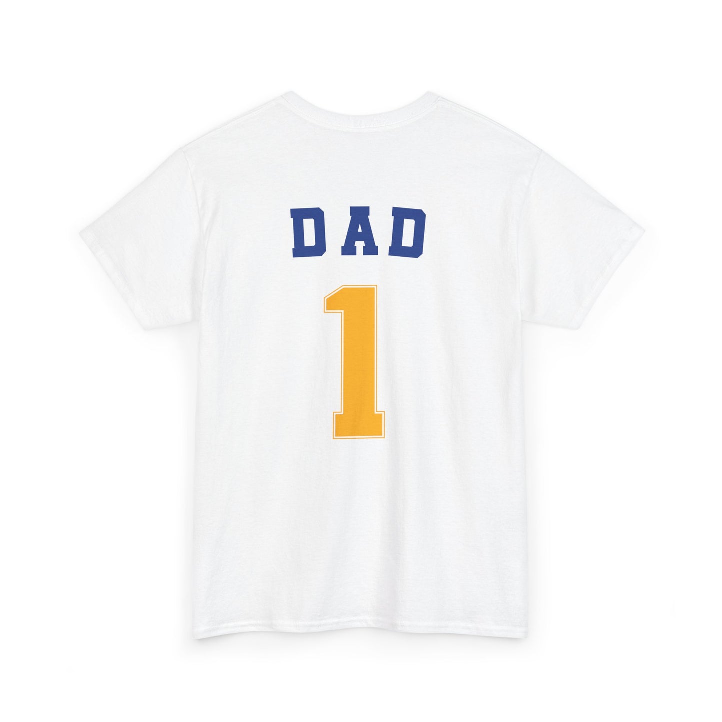 Bigfork Huskies Heavy Cotton Tee — Custom Back (“DAD #1” or Your Text)