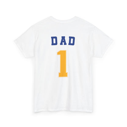 Bigfork Huskies Heavy Cotton Tee — Custom Back (“DAD #1” or Your Text)