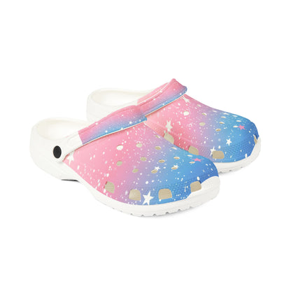 Pink Stars Clogs - Sparkle and Shine with Every Step!