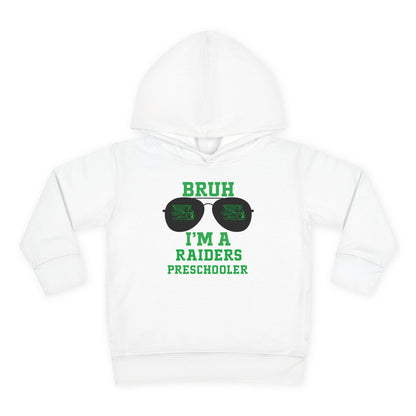 BRUH I’m A Raiders Preschooler Toddler Hoodie