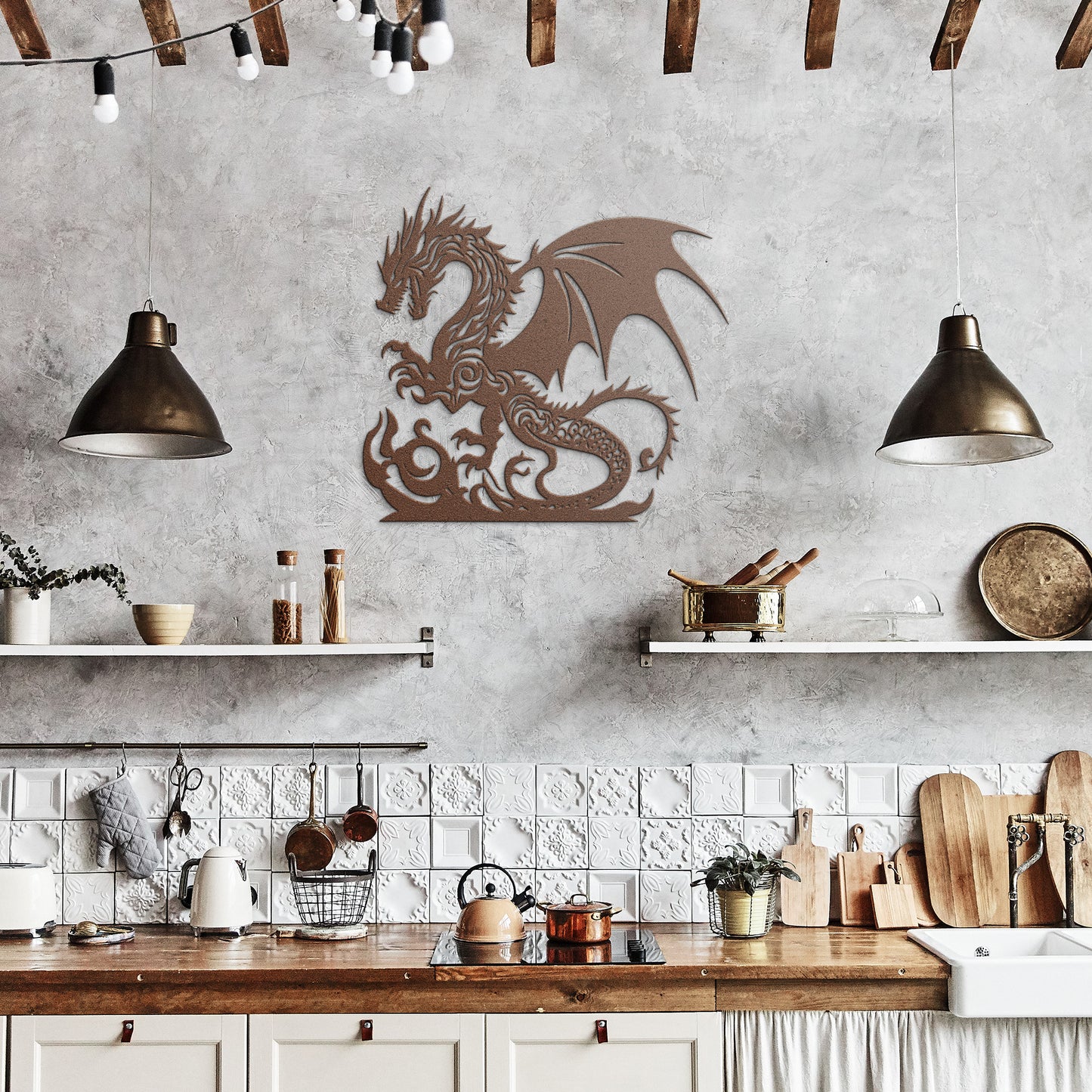 Dragon Metal Wall Art